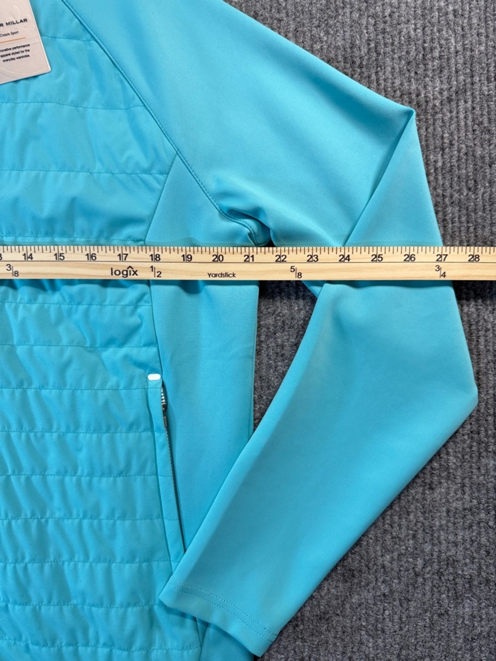 NEW Peter Millar Hyperlight Merge Full Zip Performance Golf Jacket Reef Medium - Picture 5 of 14
